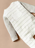 Juniors stripped fleece sleepsuit (winter)
