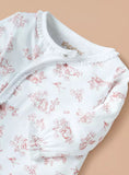 Juniors bunny printed frill sleepsuit