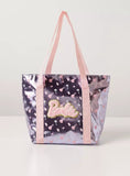 Barbie pink holographic handbag