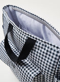 Cambrass Checked Diaper Bag with Zip Closure