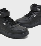 R&B solid black shoes
