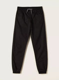 Juniors black jog pants with drawstring