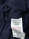 Juniors Boys Navy Jog Pants With Draw Strings