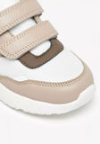 LBL brown & cream colorblock shoes (box packaging)
