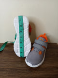 Oaklan grey & orange colorblock shoes