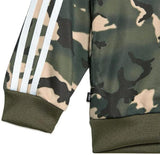 Adidas camouflage zipped pullover