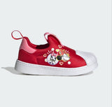 Adidas minnie mouse red slip on shoes (Box Packaging)