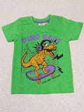 Juniors dino beat green tshirt (Summer)