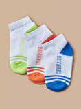 Juniors Printed Ankle Length Socks - Set of 3