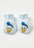 Disney Donald duck bib,cap & mittens (set of 3)