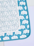 Juniors all over elephant blanket(set of 2)