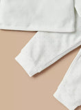 Juniors White Princess Carriage Fleece Shirt & Pyjama Set (Set Of 2) (winter)