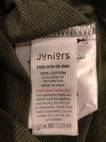 Juniors olive green colorblock shirt & Jog set (set of 2) (Winter)