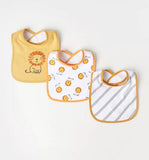 Juniors lion bib (set of 3)