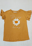 Eligo daisy printed mustard tshirt (Summer)