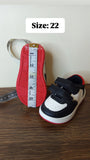 R&B black & white colorblock shoes