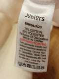 Juniors Bear Embroidered White Fleece Sleepsuit (Winter)