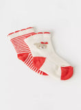 Juniors bear textured socks (pack of 2)