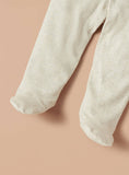Giggles beige coat formal sleepsuit