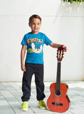 Juniors black boys pants with drawstring