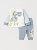 Donald duck blue shirt & Pyjama set (set of 2)