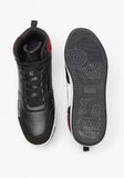 LBL black & red men colorblock shoes