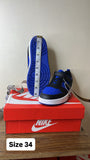 Nike court borough blue & black colorblock shoes (Box Packaging)