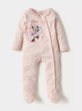 Minnie mouse little star pink sleepsuit