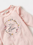 Juniors made a lot of love fleece sleepsuit (Winter)
