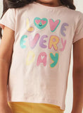 Juniors love everyday pink tshirt (Summer)