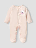 Juniors hello pink bear fleece closedfeet sleepsuit (Winter)