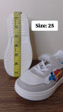 Marvel white theme colorblock shoes