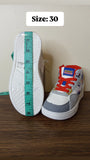 R&B sonic printed colorblock shoes