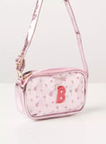 Barbie pink holographic crossbody bag