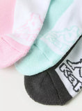 Kappa Logo Print Ankle Socks (Set of 3)
