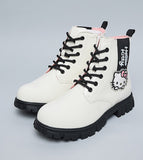 R&B white hello kitty long shoes