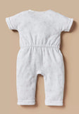 Juniors small flower printed openfeet sleepsuit (Summer)