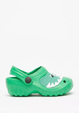 Aqua green crocodile crocs