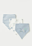 Juniors Roarrr Dinasuarus bandana bib (set of 3)