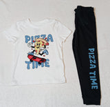 Juniors pizza time shirt & Pyjama set (set of 2) (Summer)