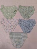 Juniors crocodile printed briefs (set of 5)