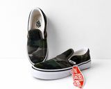Vans camouflage slip on shoes (Box Packaging)