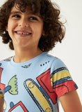 Juniors colorful excavator printed tshirt (Summer)