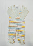 Juniors turtle & rainbow printed sleepsuit