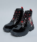 R&B black minnie mouse long shoes
