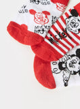 Juniors mickey mouse print socks (pack of 3)