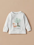 Juniors new to the tribe shirt & pyjama set (set of 2)
