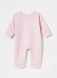 Juniors pink unicorn sequins zipped sleepsuit (Fleece lined) (Winter)