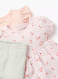 Juniors frocks & leggings set (set of 3)