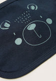 Juniors blue bear bib